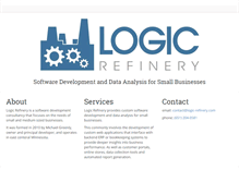 Tablet Screenshot of logic-refinery.com